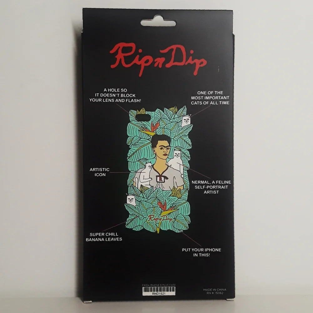 NEW Rip N Dip Frida Kahlo Cat iPhone 6 Plus Case